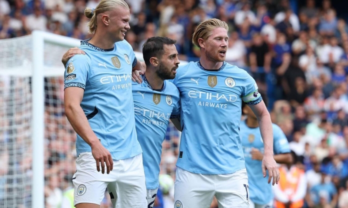 Haaland lập hat-trick, Man City thắng tưng bừng Ipswich Town