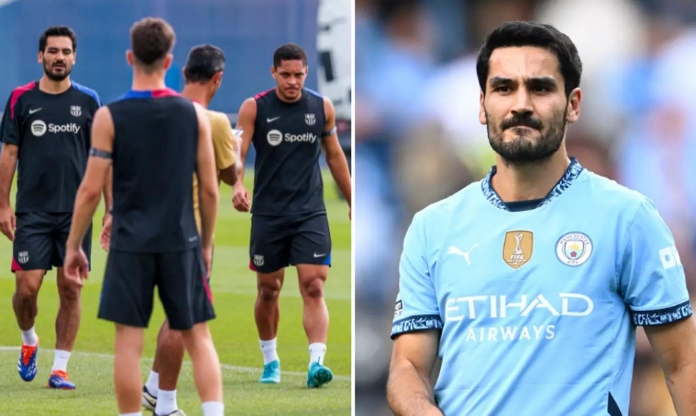 Gundogan 'chán ngấy' hai đồng đội ở Barca trước khi quay lại Man City