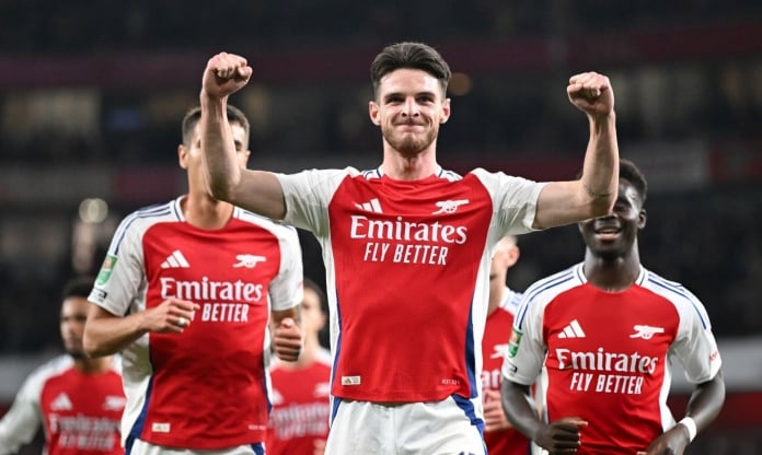 Arsenal tạo 'mưa bàn thắng' trước Bolton, thẳng tiến vào vòng 4 Carabao Cup