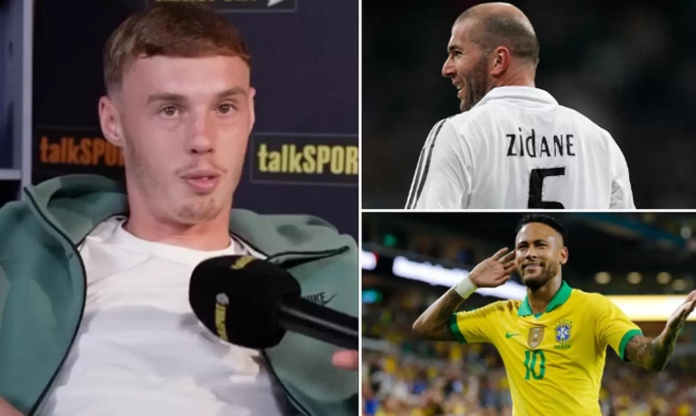 Cole Palmer đưa ra lựa chọn giữa Zidane và Neymar