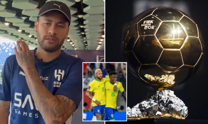 Neymar gọi tên chủ nhân Quả bóng vàng 2024