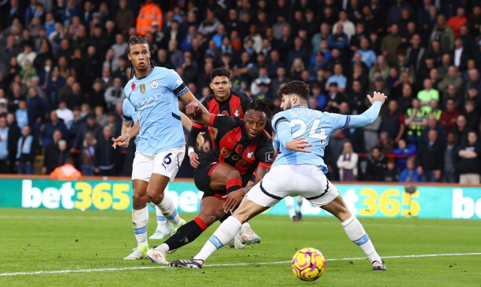 Haaland im tiếng, Man City thua xứng đáng trước Bournemouth