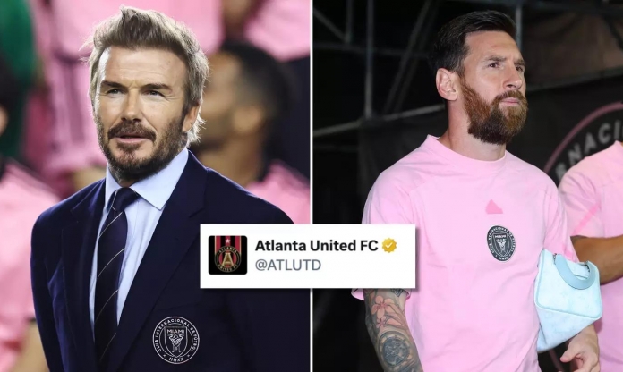 Atlanta United nhắm vào David Beckham sau khi đánh bại Inter Miami và Messi