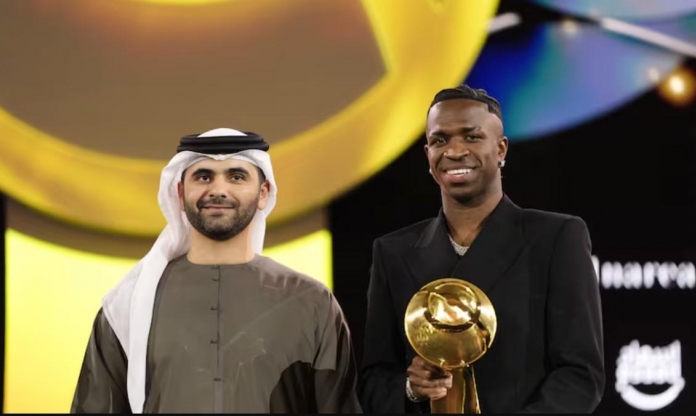 CHÍNH THỨC: Vinicius Jr đánh bại Rodri, giành Quả bóng vàng Dubai 2024