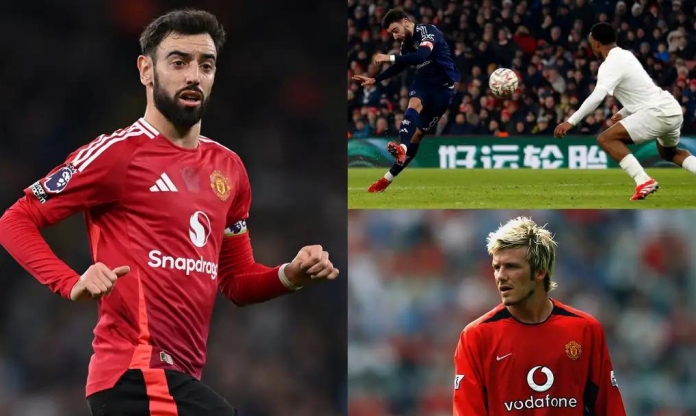 Bruno Fernandes phá vỡ kỷ lục của Beckham tại MU