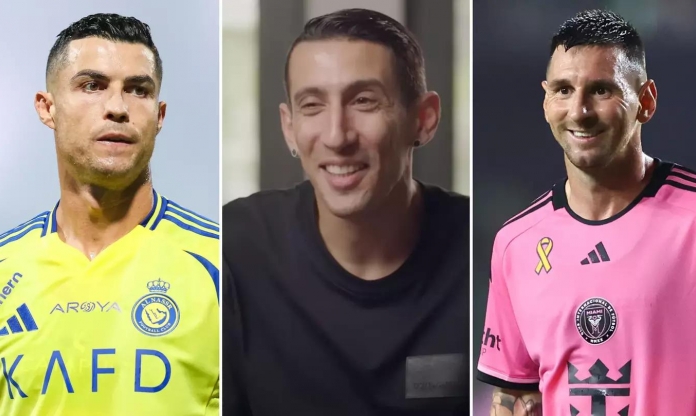 Di Maria đáp trả Ronaldo sau khi tự nhận mình là GOAT