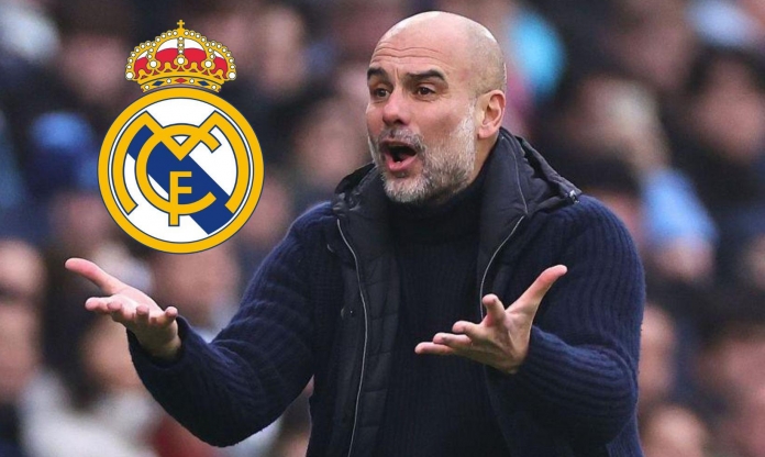 Pep Guardiola đáp trả Real Madrid: 'Hãy để trọng tài được yên'