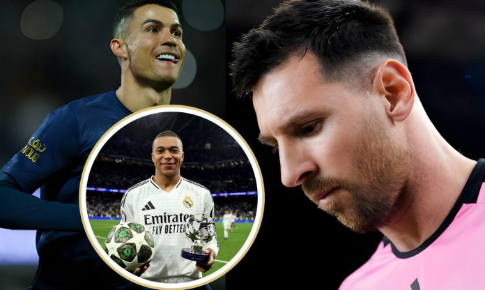 Mbappe chính thức vượt mặt Ronaldo và Messi