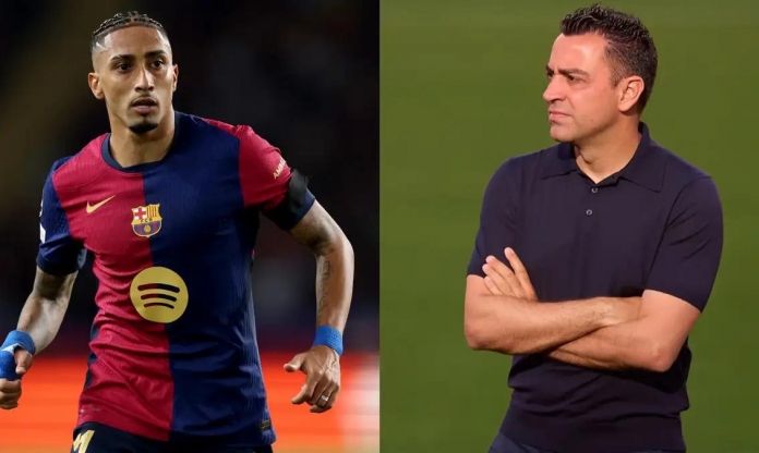 Raphinha bất ngờ chỉ trích HLV Xavi trước thềm tái đấu Inter Milan