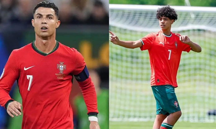 Xuất sắc lập cú đúp, Ronaldo Jr giúp Bồ Đào Nha lên ngôi vô địch