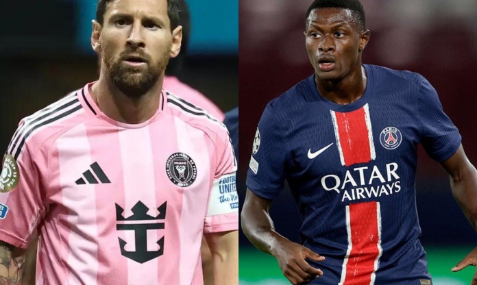 'Quái vật' Nuno Mendes bị Messi đánh bại