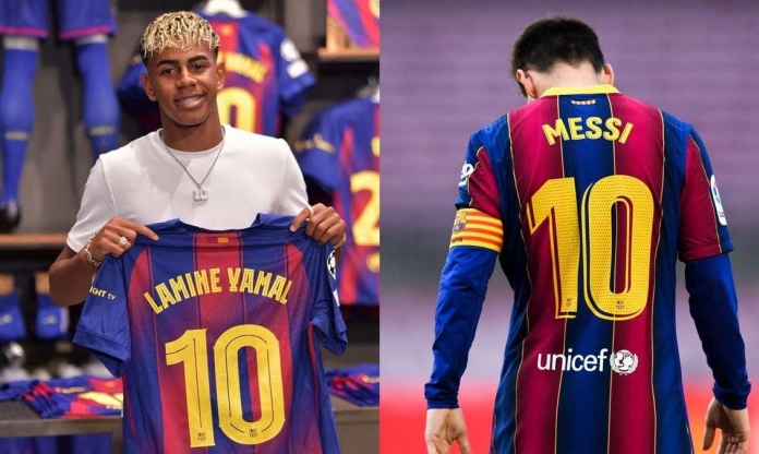 Top huyền thoại mang áo số 10 của Barcelona: Messi và những 'quái vật'