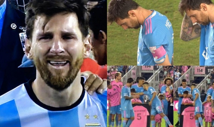 Inter Miami đượm buồn, Messi suy sụp ngay trên sân