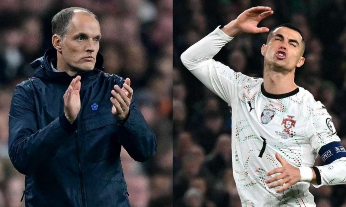 HLV Thomas Tuchel: 'Hy vọng ĐT Anh đừng bắt chước Ronaldo'