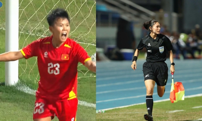 Trọng tài đã công nhận bàn thắng của Việt Nam nhưng...
