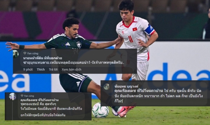 CĐV Thái Lan thốt lên 1 điều khi U23 Việt Nam giành vé vào tứ kết