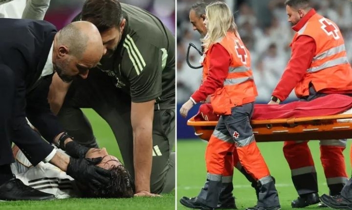 Ngôi sao Real Madrid chấn thương kinh hoàng