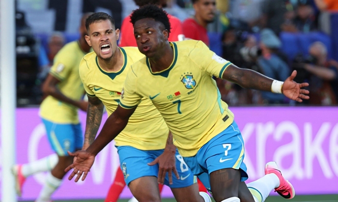 Vinicius Jr rực sáng, Brazil chia điểm nghẹt thở trước Marocco