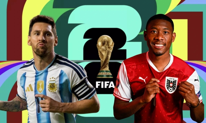 Tỷ lệ bàn thắng, góc & thẻ phạt Argentina vs Áo - World Cup 2026