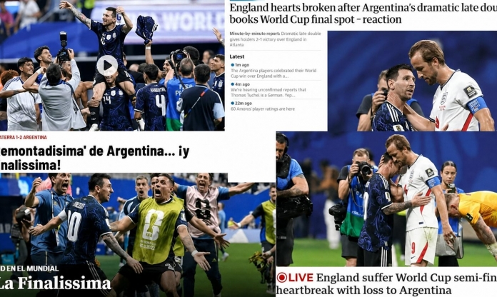 Truyền thông Anh dậy sóng khi thua Messi tại bán kết World Cup 2026