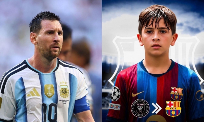 CHÍNH THỨC: Messi lên tiếng về việc con trai gia nhập Barca