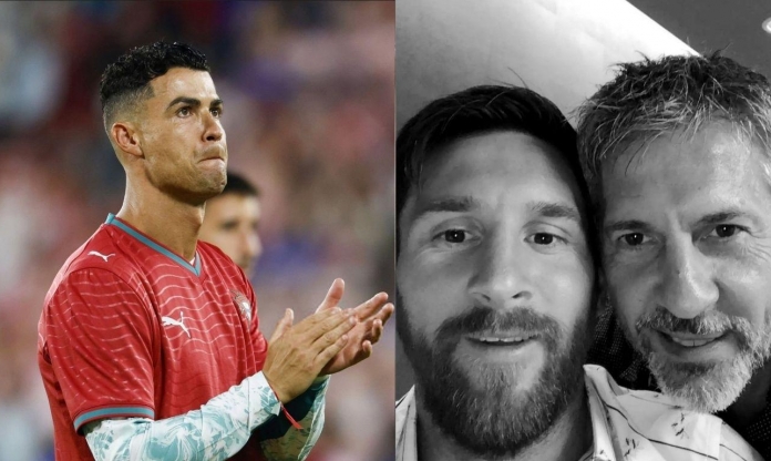 Ronaldo lên tiếng về sự ra đi của bố Messi