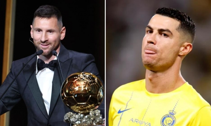 CĐV đồng loạt réo tên Ronaldo khi Messi được đề của Quả bóng Vàng 2026