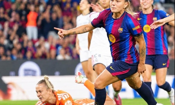 Barca nữ đại thắng Real Madrid 7-0