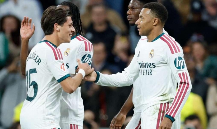 Mbappe lập cú đúp, Real Madrid đại thắng trước thềm El Clasico