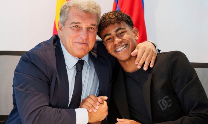 Chủ tịch Barca có động thái với Lamine Yamal