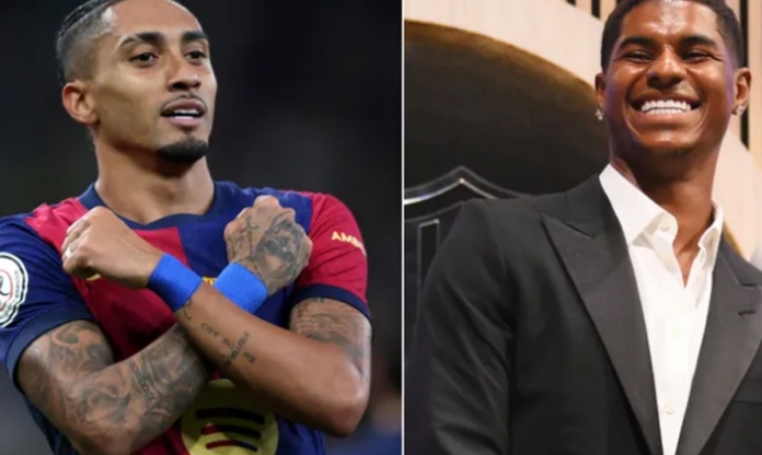 Raphinha sẵn sàng “đối đầu” với Rashford