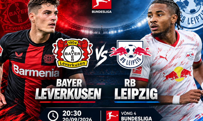 Nhận định Bayer Leverkusen vs RB Leipzig: Đại chiến tại BayArena