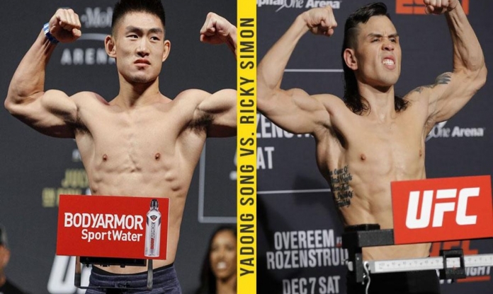 UFC Fight Night 223 diễn ra khi nào, đại chiến Song Yadong - Ricky Simon sức hút ra sao?
