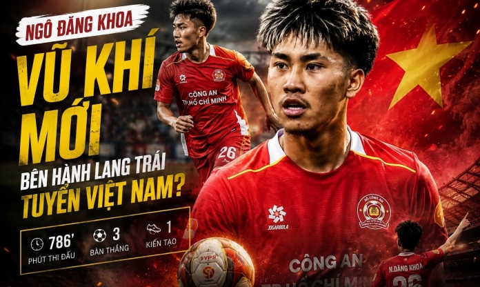 Việt kiều Ngô Đăng Khoa có gì khiến HLV Kim Sang-sik phải gọi lên tuyển ngay khi có quốc tịch?