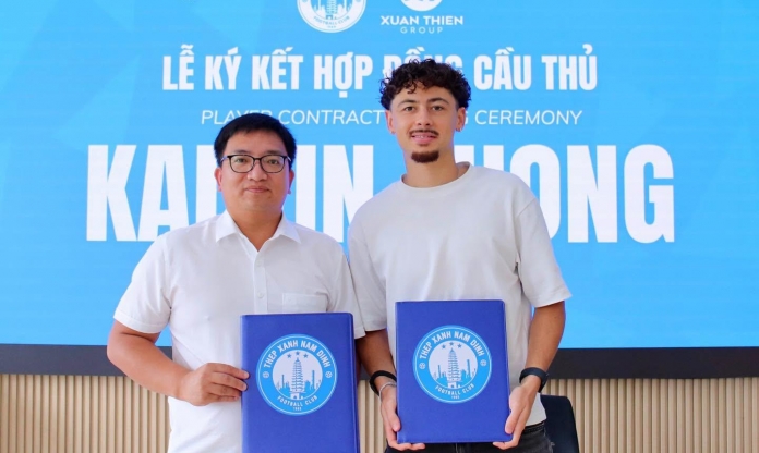 CHÍNH THỨC: Nam Định công bố tiền đạo Việt kiều Pháp cực lạ