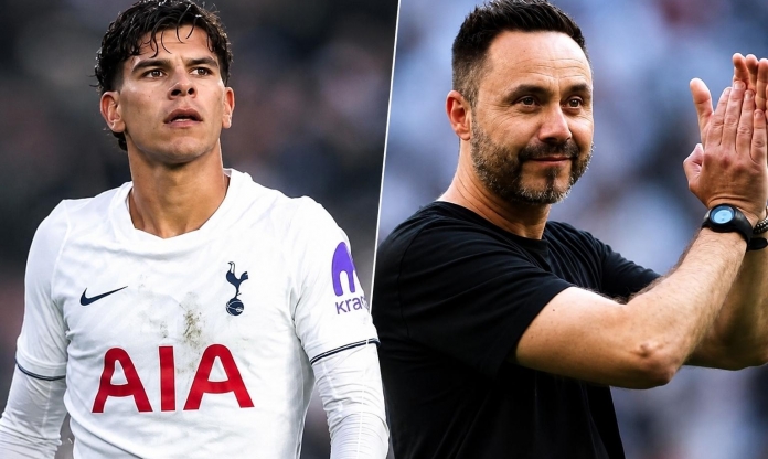 HLV De Zerbi hứa 'làm cha' tân binh trẻ đắt giá của Tottenham