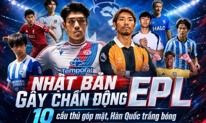 Nhật Bản sắp có kỷ lục về số cầu thủ tại Ngoại hạng Anh, Hàn Quốc trắng bóng