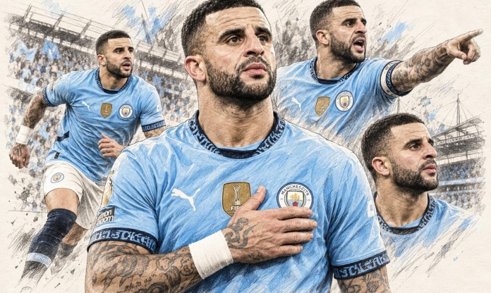 Kyle Walker: 'Không ai xóa được vinh quang của Man City'
