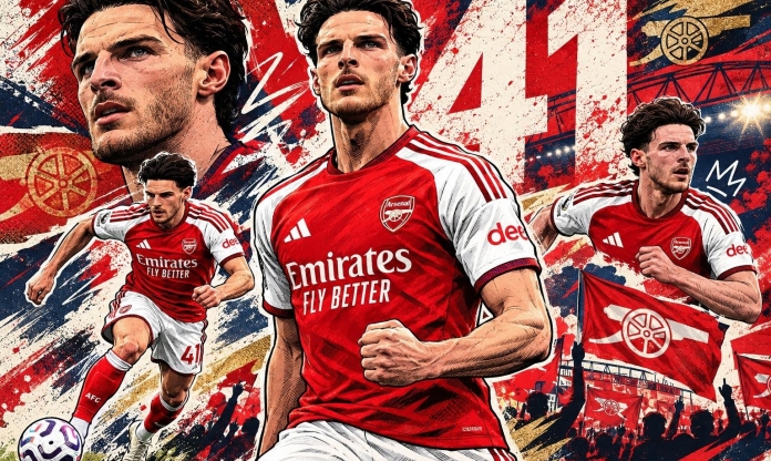 HLV Arteta úp mở vai trò mới của Declan Rice tại Arsenal