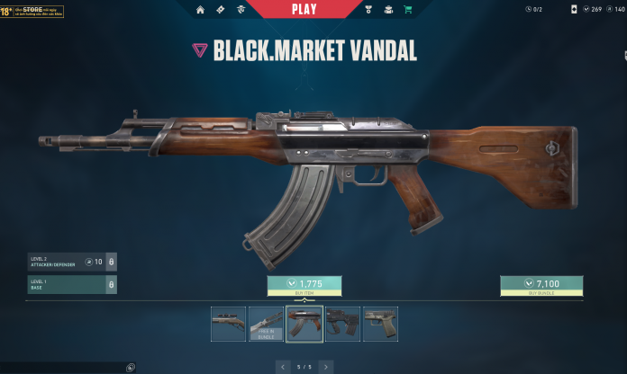 Khẩu súng huyền thoại AK-47 đã có mặt trong VALORANT