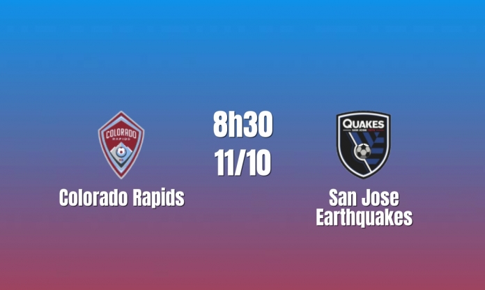 Nhận định Colorado Rapids vs San Jose Earthquakes: Khách thách thức, 8h30 ngày 11/10/2026