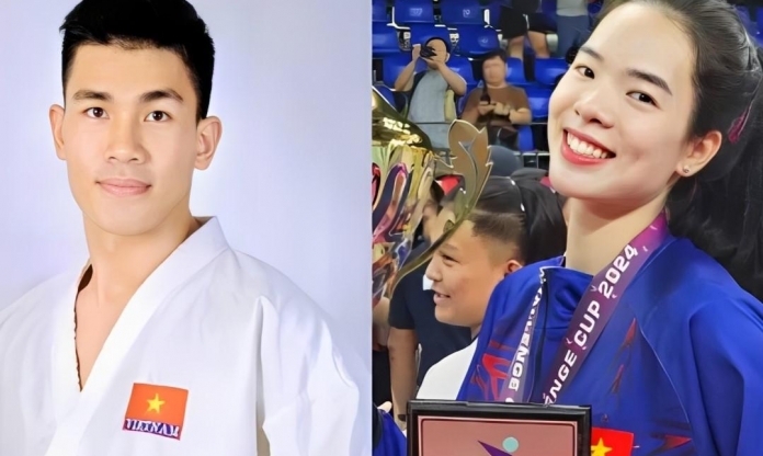 Cầm cờ SEA Games, bộ đôi VĐV Việt Nam đỉnh cả thành tích lẫn nhan sắc