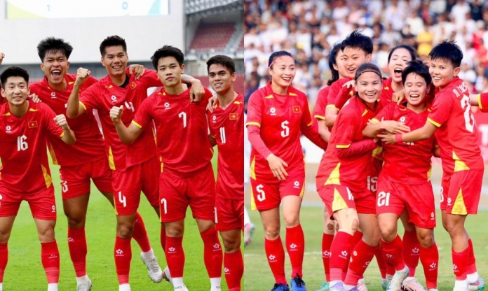 CĐV Thái Lan dậy sóng khi Việt Nam vào chung kết cả nam lẫn nữ