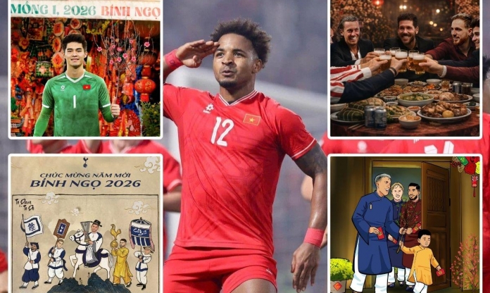 Báo Trung Quốc bất ngờ vì CLB châu Âu đồng loạt chúc Tết Việt Nam