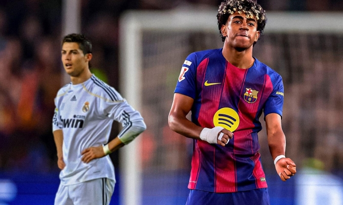 Barca quật ngã Real, Ronaldo bất ngờ bị Yamal 'vượt mặt'