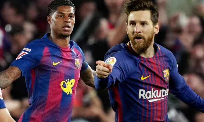 Chỉ một cú đá, Rashford phá luôn dấu ấn 'độc tôn' của Messi