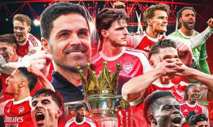 Arteta nghẹn ngào phát biểu sau khi Arsenal xé tan cơn khát 22 năm