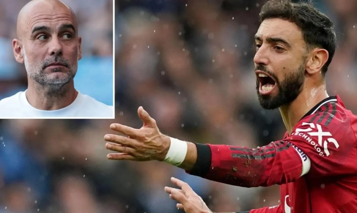 Pep dùng Bruno Fernandes làm 'gương xấu' răn đe các cầu thủ Man City