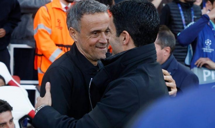 Mikel Arteta thừa nhận 1 điều về Luis Enrique trước trận Arsenal vs PSG