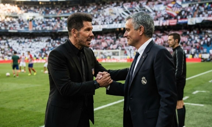Simeone phát biểu gây sốt về Mourinho trước trận derby Madrid